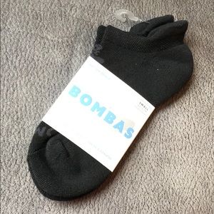 BOMBAS Black Adult Ankle Sock Small